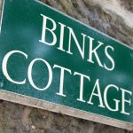 Binks Cottage sign